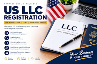 do US llc registration, llc formation, ein and company formation services