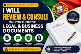 review and consult on portuguese legal and business documents