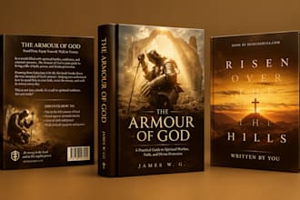 do inspirational christian book cover, religious non fiction book cover design