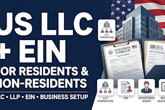 form a US llc or llp and get ein for residents and non residents kyc