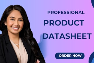 design product datasheet, spec sheet catalog and sell sheet