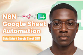 n8n google sheet automation for data entry invoice lead CRM tracking reporting