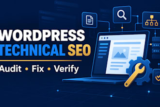 audit and fix wordpress technical SEO issues