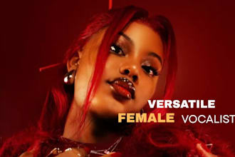 be rnb female singer, female vocalist, soulful, pop music producer songwriter