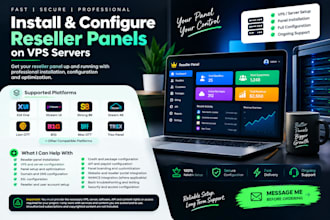 install and configure reseller panels on vps servers