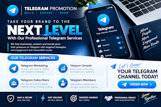telegram promotion increase tg members and subscribers