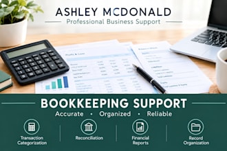 provide accurate bookkeeping and financial record support