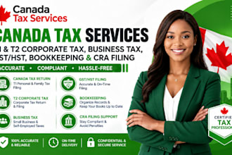 file canada tax return, t1 t2 corporate tax, business tax, gst hst, bookkeeping