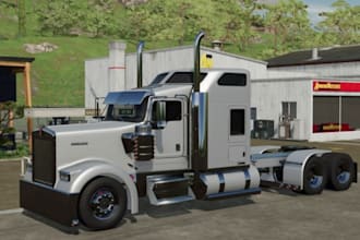 create fs22 custom truck mod, farming simulator, fs25, american truck simulator