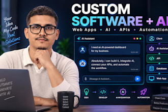 develop custom software and integrate ai features