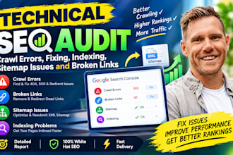 technical seo audit crawl errors fixing indexing sitemap issues and broken links