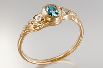 create custom 3d jewelry ring design and cad model for 3d printing
