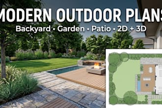 create modern backyard front yard patio and garden plans