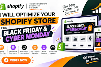 optimize your shopify store for black friday and cyber monday