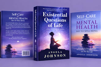 self help amazon kdp book cover, wellness and motivational kindle cover design