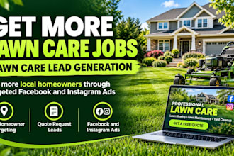 generate lawn care leads landscaping leads local service leads facebook ads
