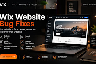 fix wix website bugs