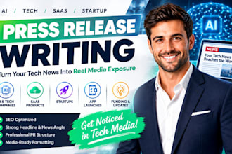 write an ai tech startup or saas press release