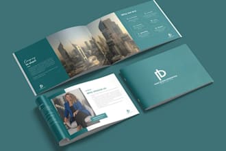 design company profile corporate brochure business proposal booklet catalog