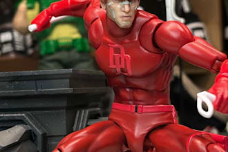 sculpt 3d articulated action figure,figurine,anime charcater,stl for 3d printing