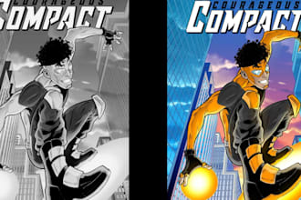 comic book illustration graphics novel comic book artist  comic cover