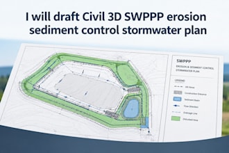 draft civil 3d swppp erosion sediment control stormwater plan civil engineering