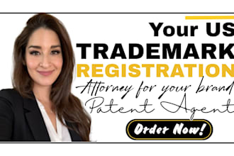 licensed US trademark registration attorney for your brand, patent agent, uspto