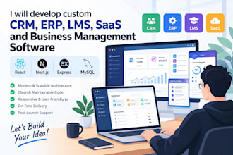 develop custom web app and business management software
