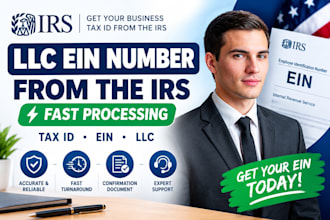 get your llc ein number tax id from irs within 2 hours