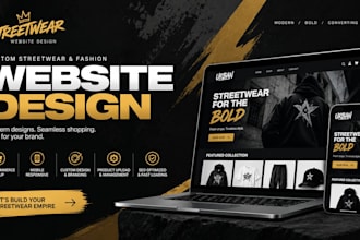 design y2k streetwear website clothng store boutique shopify fashion