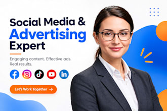 manage google ads facebook ads instagram ads and social media marketing advert