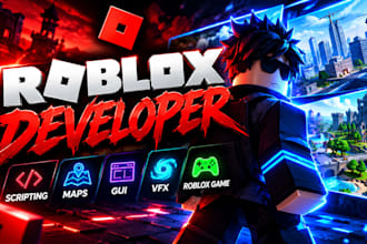 be your expert roblox developer, roblox scripter, maps, gui, vfx, roblox game