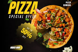 design attractive instagram food post for your restaurant