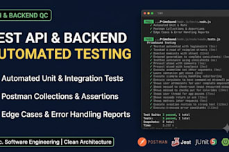 write automated tests and test your rest API with postman, jest, and junit