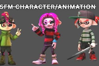 create custom sfm model, i4d2, sfm animation, gmod playermodel sfm character