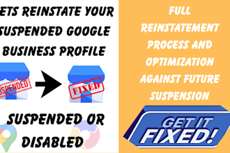fix and appeal suspended google my business reinstate gmb listing suspension