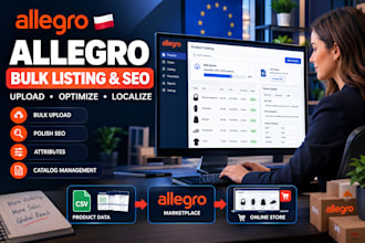 bulk upload and optimize products on allegro marketplace