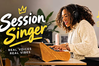 be your female session vocalist for backing vocals and harmonies