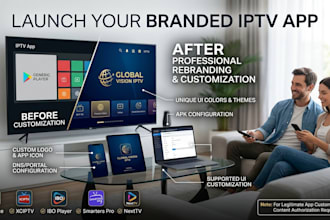 rebrand tivimate app xciptv ibo player smarter pro next tv with admin panel