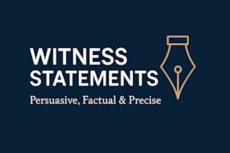 draft a winning UK small claims witness evidence statement