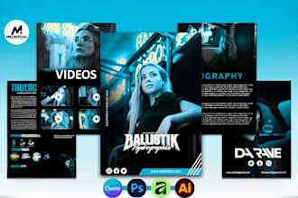 design epk, press kit, media kit, speaker one sheet, social media kit, dj epk