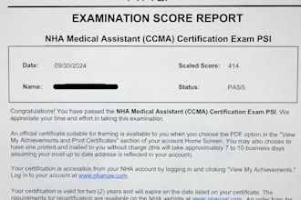 help you in ccma certification