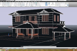 design autocad 2d floor plan, 3d house plan and technical drawings