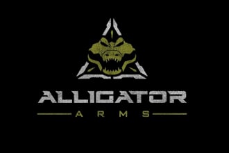 design aggressive firearms dealer logo
