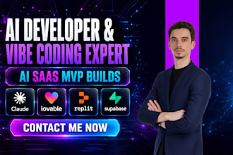 do vibe coding using claude code, lovable, base44, replit, bolt,v0, ai developer