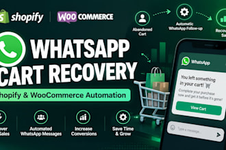 recover your lost sales with shopify woocommerce whatsapp automation