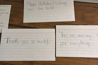 write a beautiful handwritten letter for you