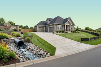 design residential stormwater drainage and detention plans with calculations