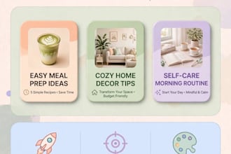design modern social media posts and logo for business