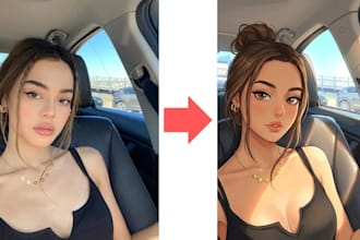 create a custom anime portrait from your photo